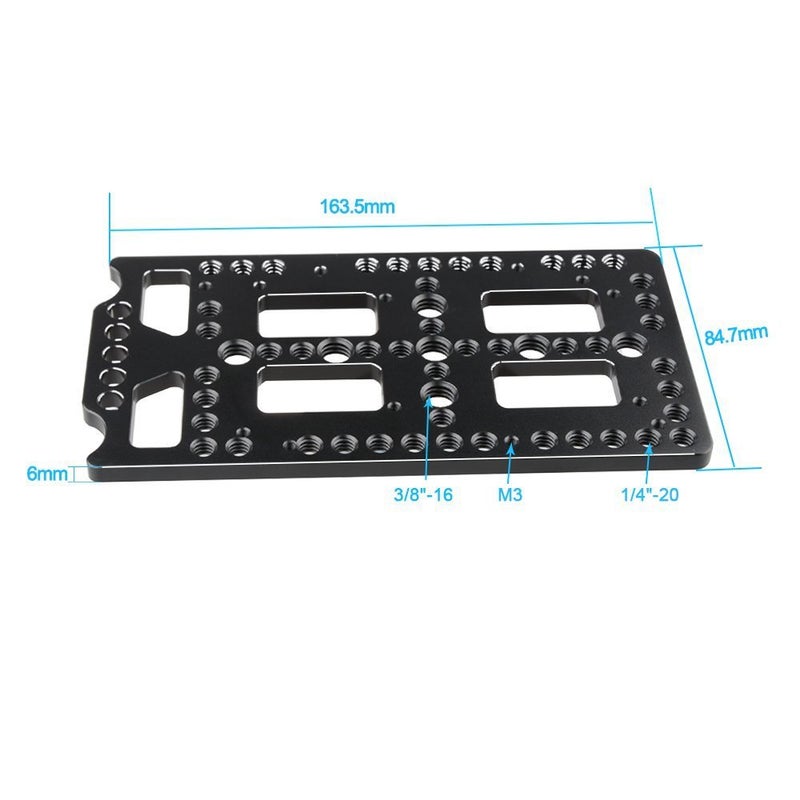 CAMVATE Multi-Purpose Mounting Cheese Plate for V Lock Mount Power Splitter - 1523 - Image 2